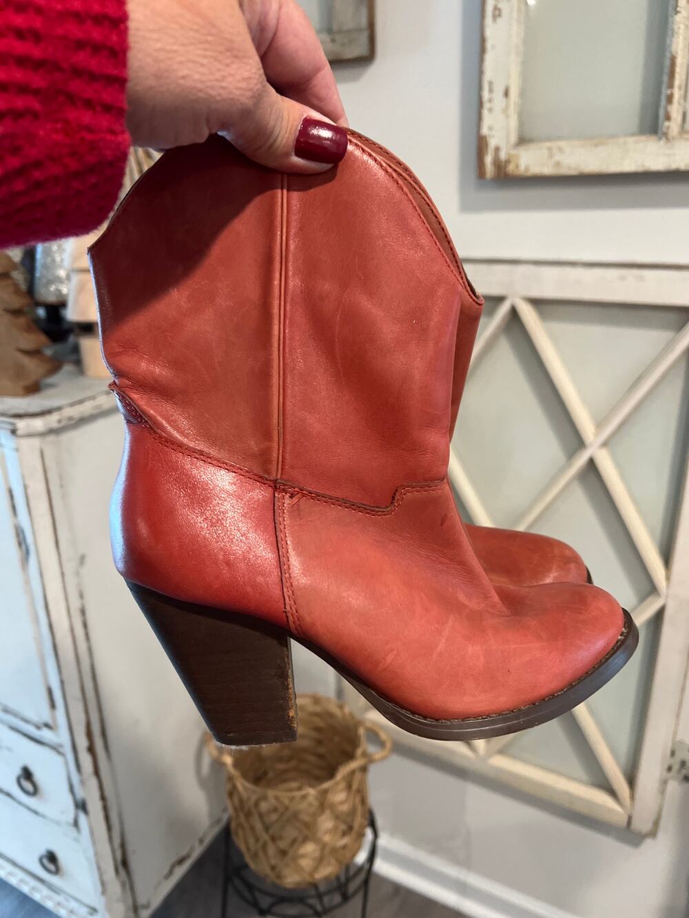 Franco Fortini size 6 McKinley 2 leather boots booties